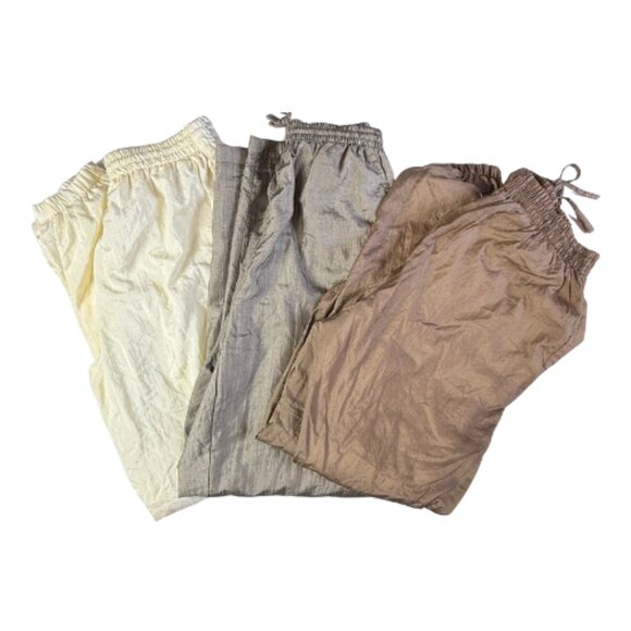 BUNDLE: 3-Parachute Sweatpants, Women’s Size S, Gently Worn (BB1408B) - Picture 1 of 4